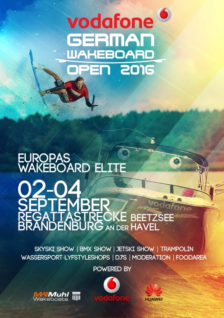 Vodafone German Wakeboard Open 2016 Deutschland e.V.